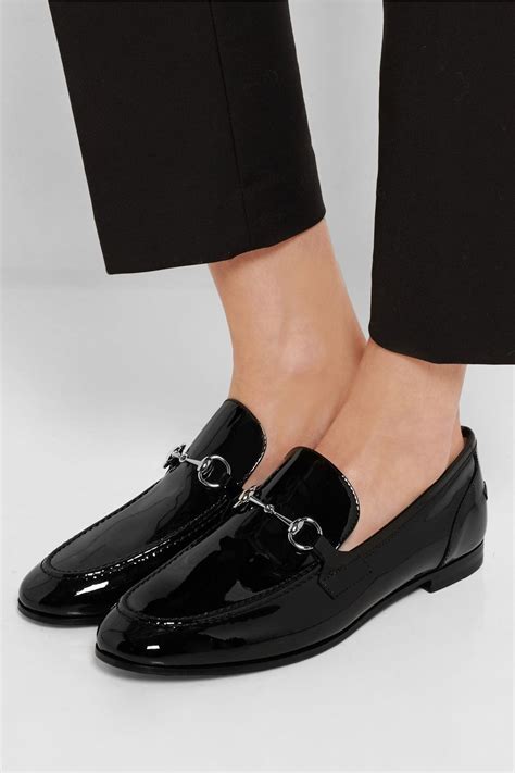 gucci patent leather dress shoes|patent leather gucci loafer.